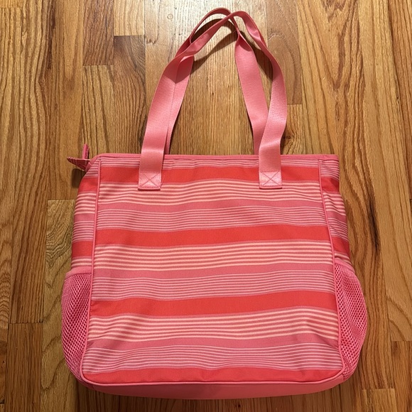 Vera Bradley Pink Striped Tote - Picture 8 of 14